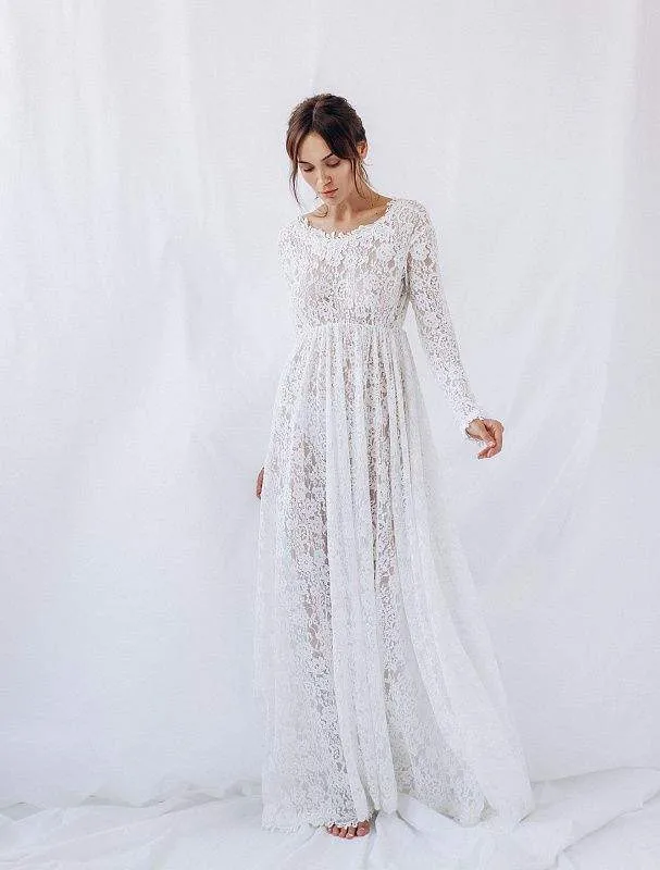 Ban White Wedding Dress