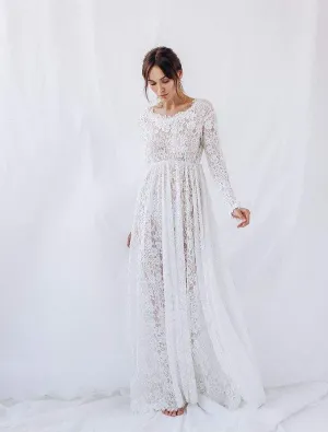 Ban White Wedding Dress