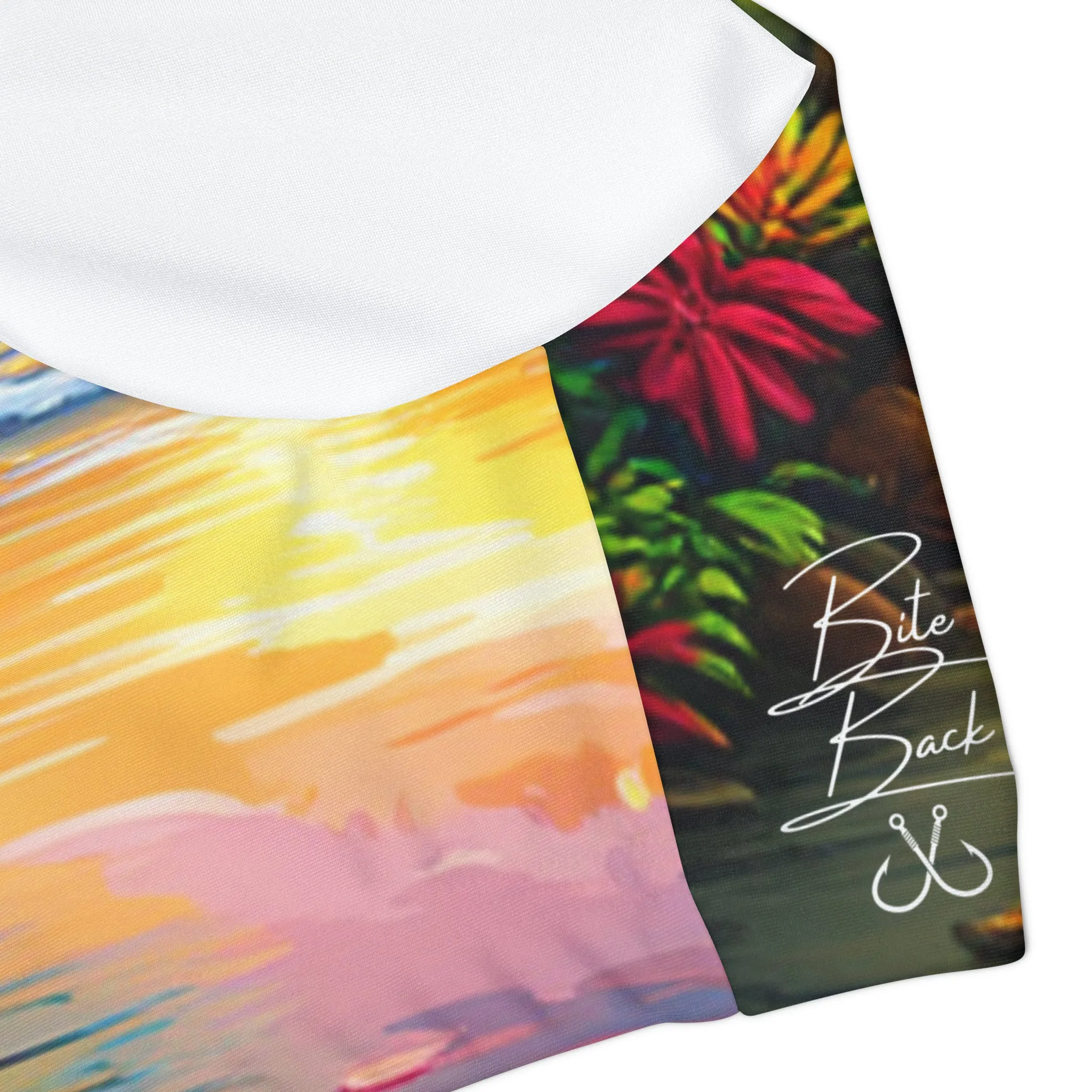 Flamingos at Dawn Girls' Swimsuit/Sports Bra