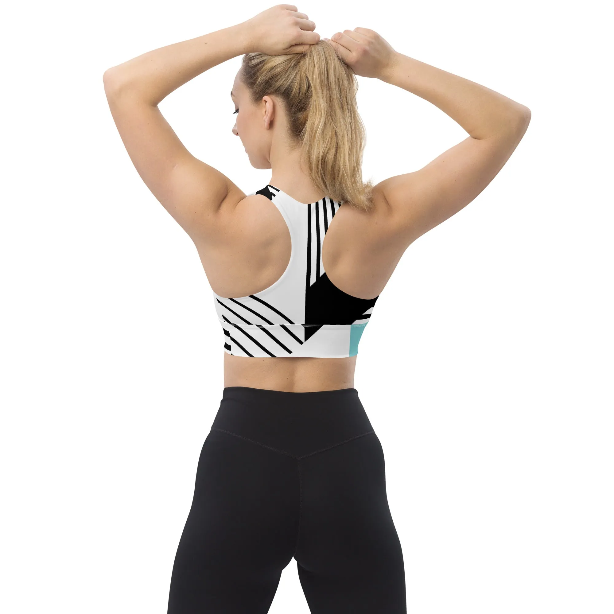 Geometry Longline sports bra