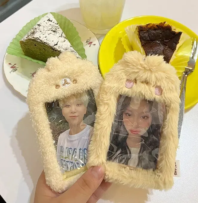 Molang Fluffy Photo Card Holder