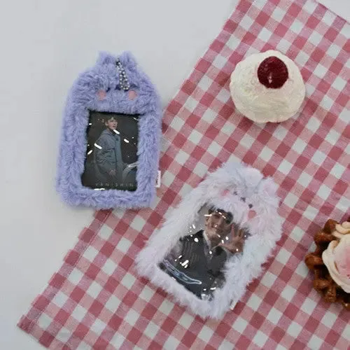 Molang Fluffy Photo Card Holder