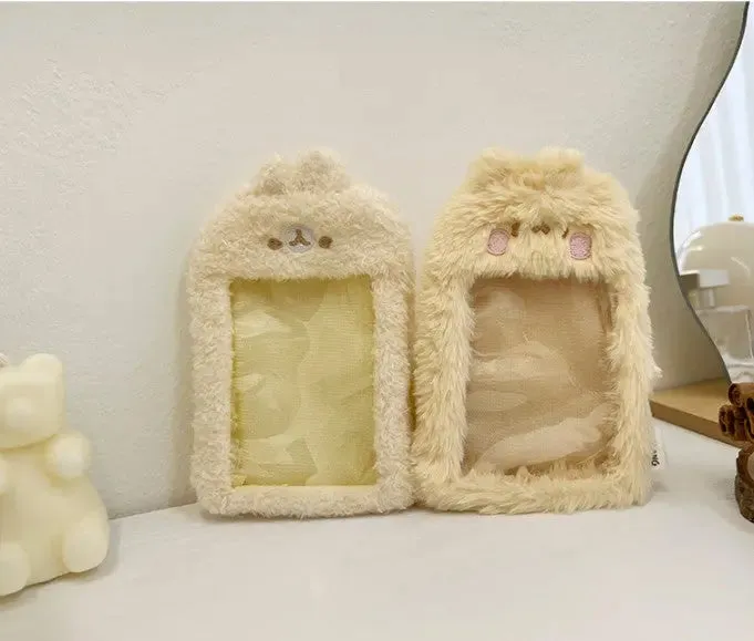 Molang Fluffy Photo Card Holder