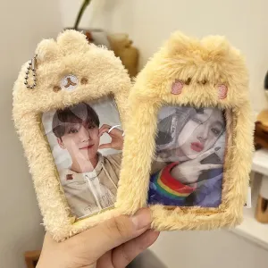Molang Fluffy Photo Card Holder