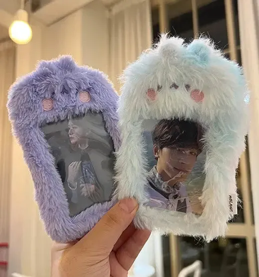Molang Fluffy Photo Card Holder