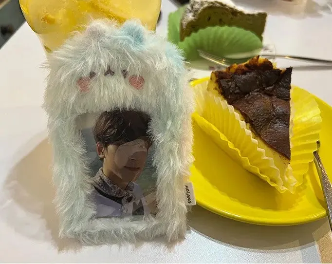 Molang Fluffy Photo Card Holder
