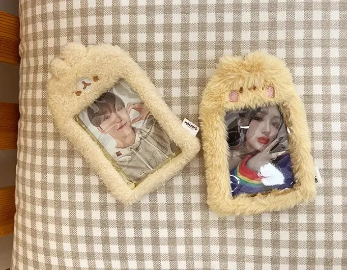 Molang Fluffy Photo Card Holder