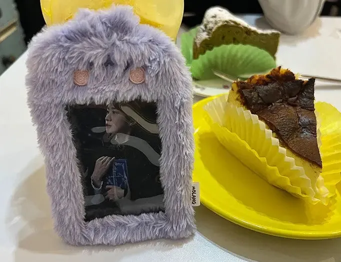 Molang Fluffy Photo Card Holder