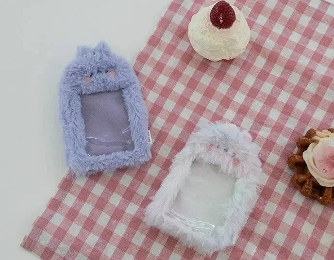 Molang Fluffy Photo Card Holder