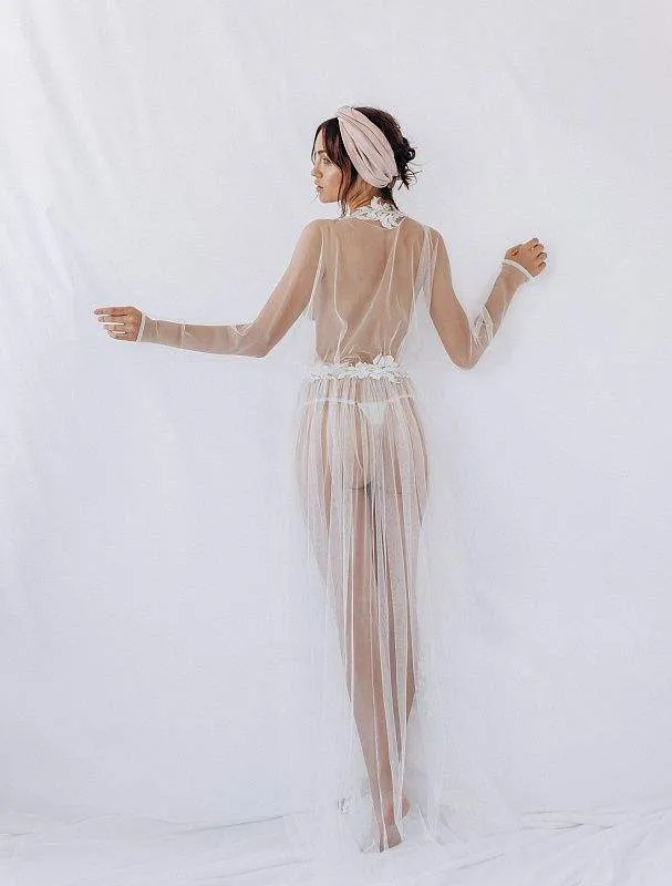 Nuptical White Wedding Dress