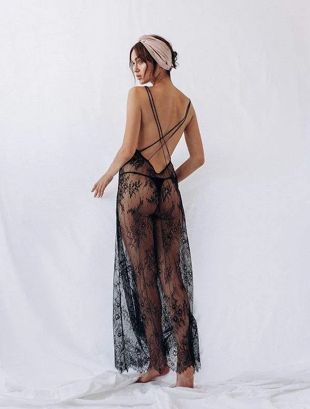 Tartas Black Evening Dress
