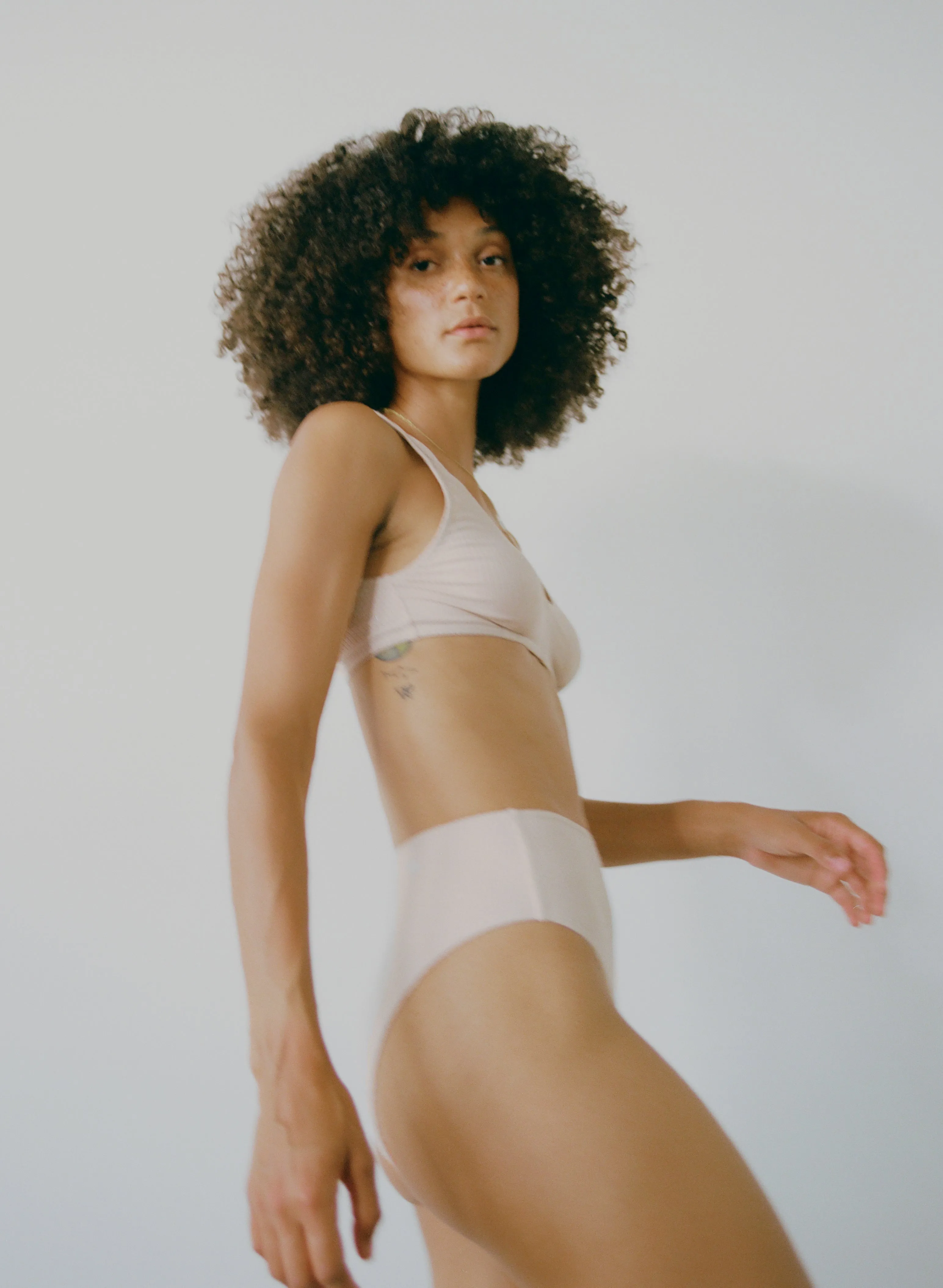 Verona Bralette, Tencel Rib, Shell